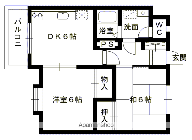 【トラスティ八田の間取り】