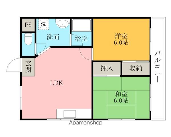 ロイヤルコーポ和泉鳥取の間取り写真