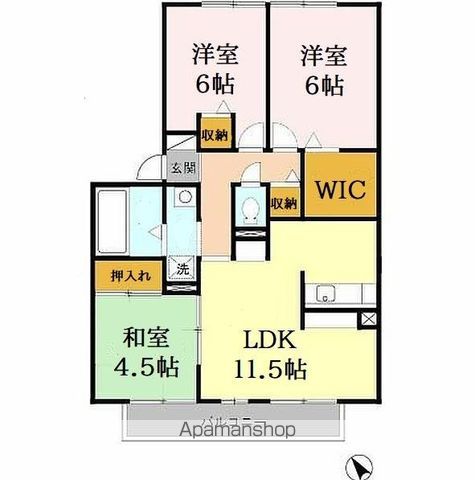フレマリール東山の間取り写真