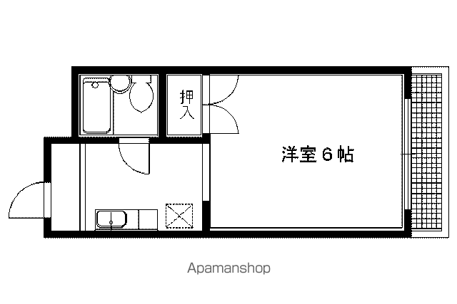 ポルト壱番館の間取り写真