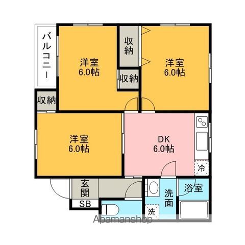 グリーンハイツの間取り写真