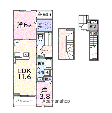 ミルト ブリッサ 大原の間取り写真