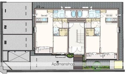 和歌山県和歌山市堀止西２丁目[1LDK/42.6m2]の配置図