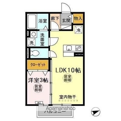 コーポセレッソの間取り写真
