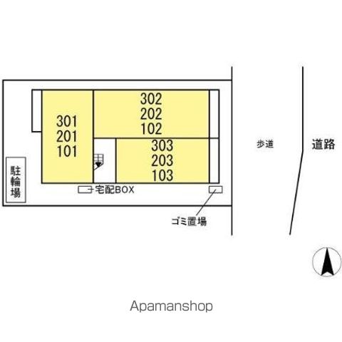 ＦＥＲＲＯ　ＰＡＬＡＺＺＯ　Ａ棟 303 ｜ 千葉県流山市大字木233-の8（賃貸アパート2LDK・3階・50.70㎡） その24