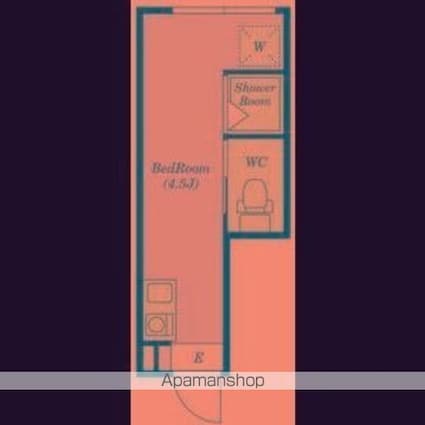 サークルハウス太子堂[1R/10.42m2]の間取図