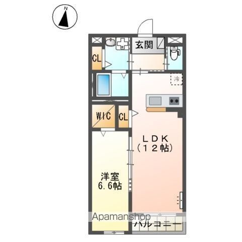 レヴメゾン神山六番館の間取り写真
