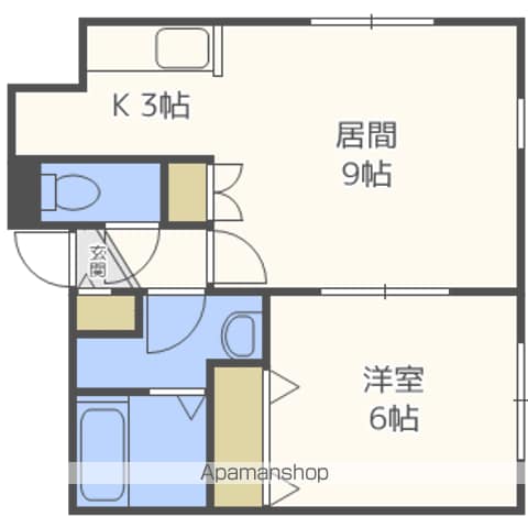 シルキー月寒東Bの間取り写真