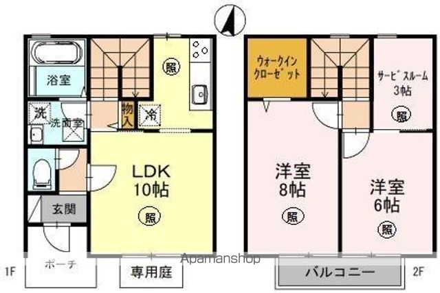 クレセント 弐番館の間取り写真