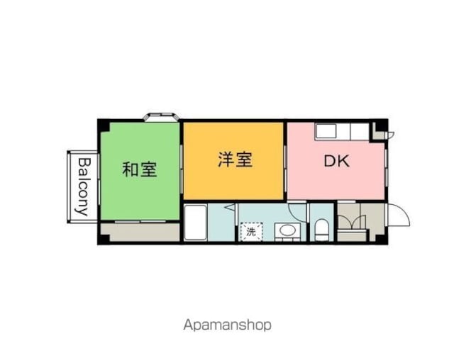 フォブールＴ＆Ｎ[2DK/41.4m2]の間取図