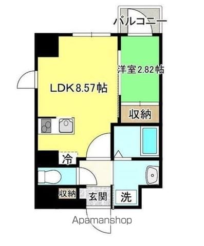 APPLE原町の間取り写真