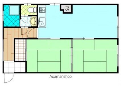 山陽ビル[2LDK/49.68m2]の間取図
