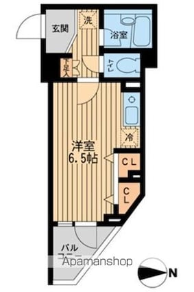 東京都江東区大島２丁目[1R/20.52m2]の間取図
