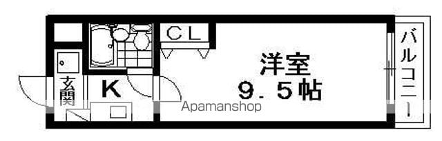 レイクシティ上笠の間取り写真