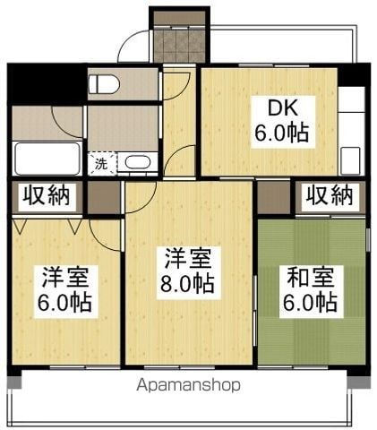 サンパレスKの間取り写真