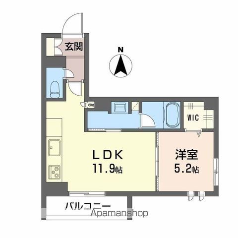 ユーグレイス東島田の間取り写真