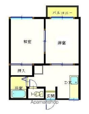 フォーブル津末の間取り写真