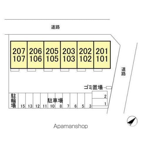 インレット 201 ｜ 千葉県千葉市花見川区幕張本郷６丁目23-16（賃貸アパート1LDK・2階・55.76㎡） その28