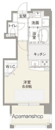フリートフォルヴィラ[1K/28.53m2]の間取図