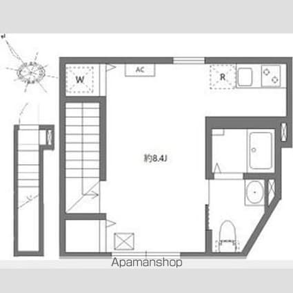 アベリアハイム[1R/23.47m2]の間取図