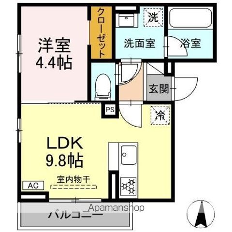 コンフォートTOWAの間取り写真