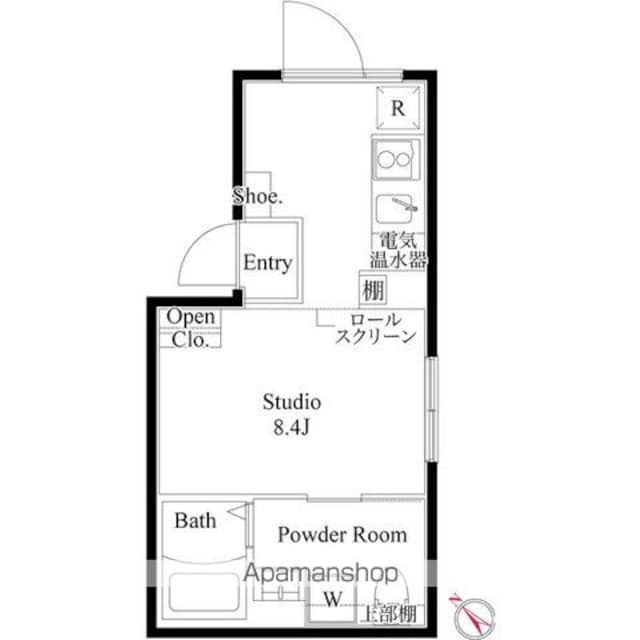 ＣＡＳＡ　ＰＩＡＺＺＡ練馬北町[1R/20.29m2]の間取図