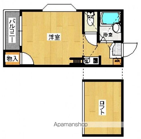 リュミエール箱崎宮前Ｂの間取り