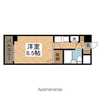 日神パレステージ吉祥寺[1K/20.07m2]の間取図