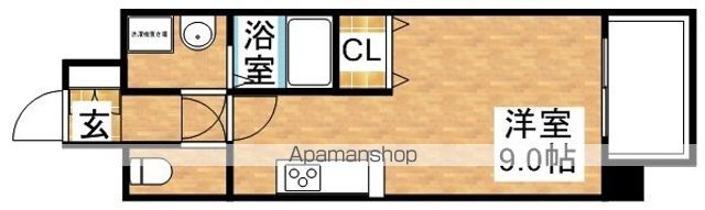 エクセレント上新18の間取り写真