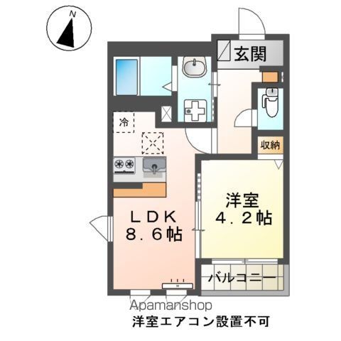 同じ建物の物件間取り写真 - ID:213112058348