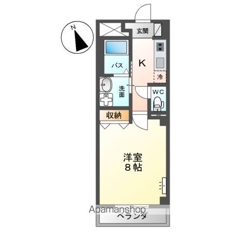 BAILEY舟入本町の間取り写真