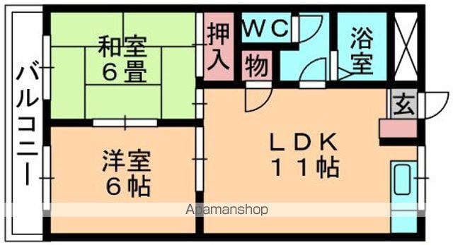 ガーデンプレイスめいわの間取り写真