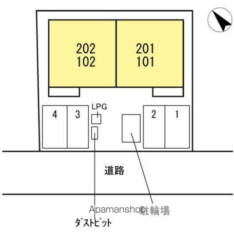 セジュール芝　アネックス 102 ｜ 岐阜県岐阜市芋島４丁目22-6（賃貸アパート1LDK・1階・36.14㎡） その18