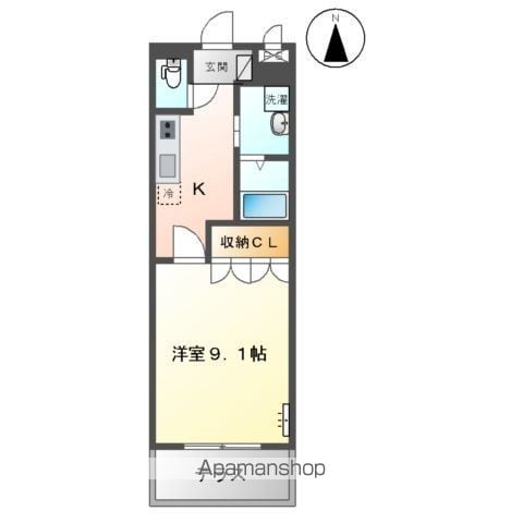 フローラ滑川の間取り写真