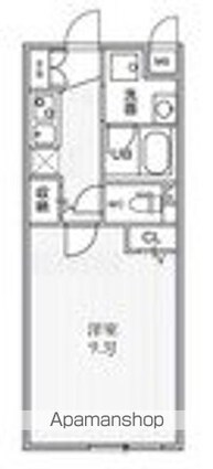 ＴＨＥ　ＰＡＬＭＳ大島[1K/28.76m2]の間取図