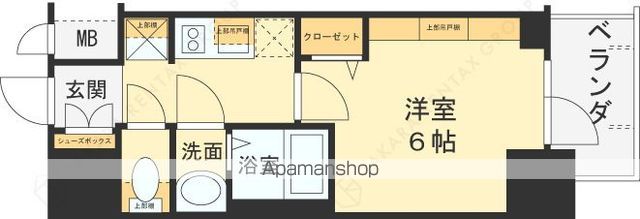 プレリス大阪今里サヴィアの間取り写真