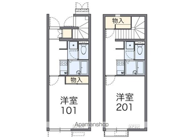 レオネクスト自由が丘[1K/28.02m2]の間取図
