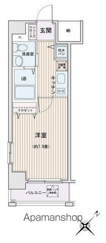 HF門前仲町レジデンスの間取り写真