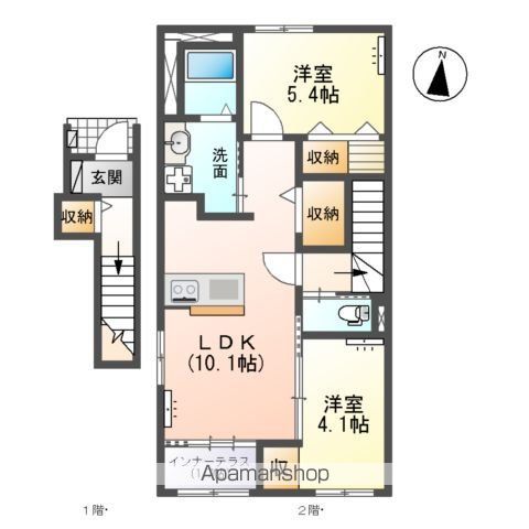 ソレイユⅡの間取り