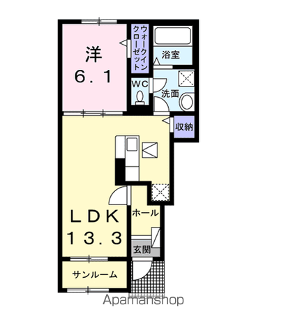 同じ建物の物件間取り写真 - ID:208009441870