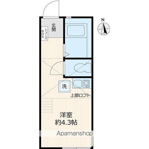 【川崎市幸区小倉のアパートの間取り】