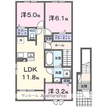 ニコリヴⅠ[3LDK/65.25m2]の間取図