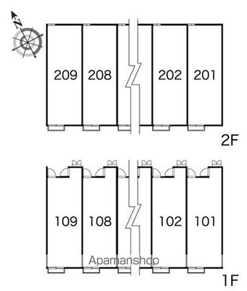 レオパレス喜六[1K/23.61m2]の共用部