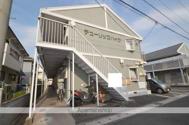 チューリップハイツ A棟の外観写真