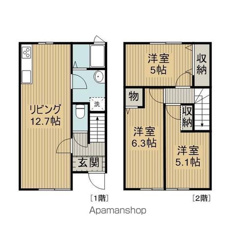 ヴェルジュ室岡の間取り写真