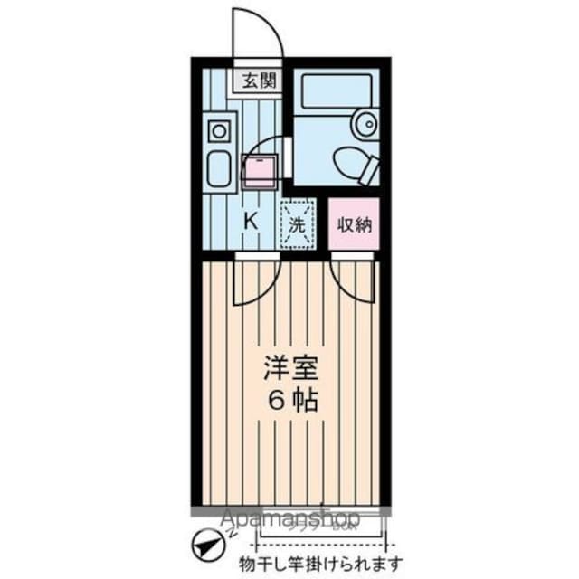 ＳＥＩＧＡハウス[1K/17.3m2]の間取図