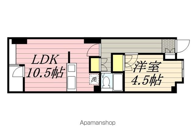 【武蔵野市境南町のマンションの間取り】