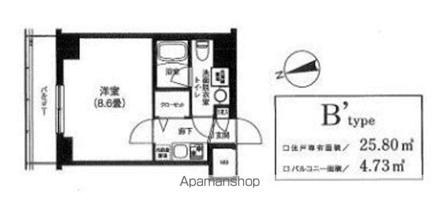 ティモーネプレミアム押上イーストの間取り