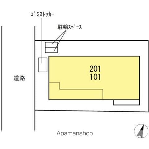 フェンテ大原町 101 ｜ 東京都板橋区大原町41-6（賃貸アパート1K・1階・24.11㎡） その7