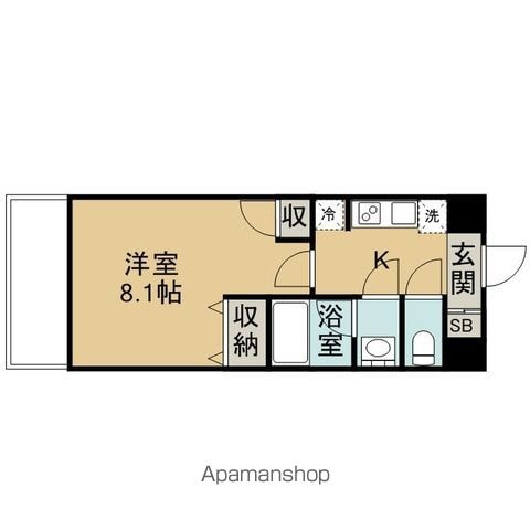 レジデンシャルヒルズ博多駅前弐番館の間取り写真